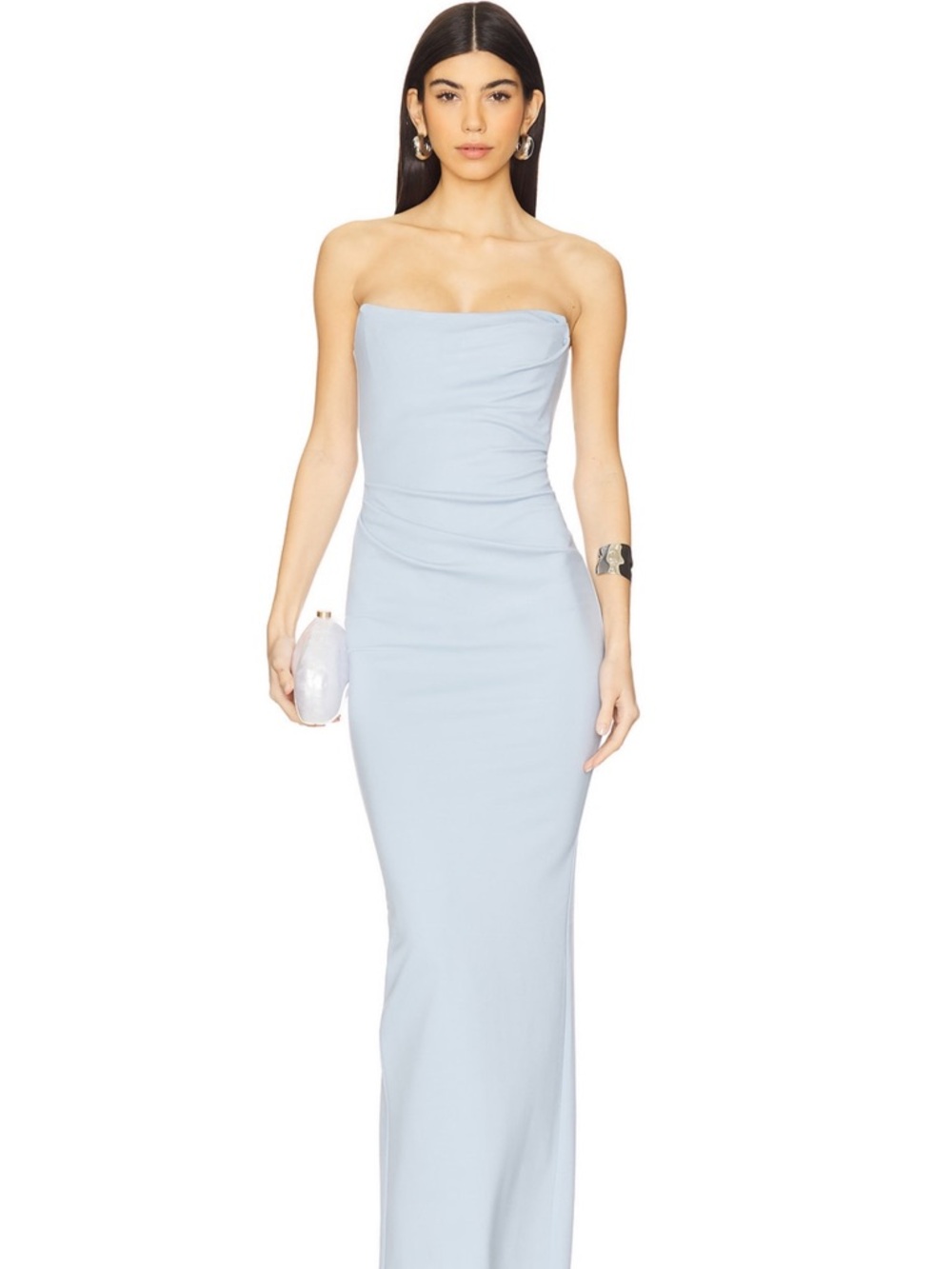 X REVOLVE Briggs Gown in Baby Blue